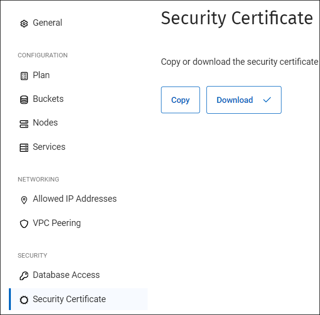 download security certificate